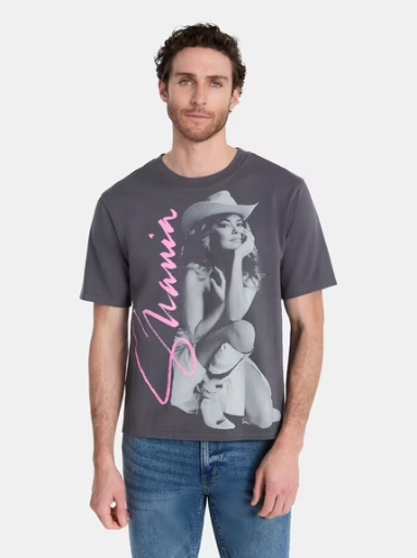 Shania Twain Men's Oversized Tee Shirt