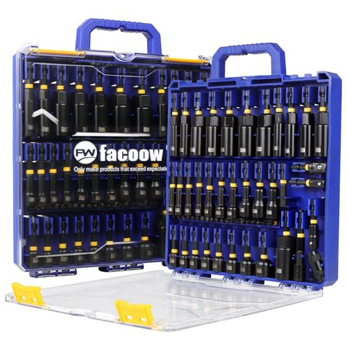 Facoow Magnetic Impact Nut Driver Set 55-Piece