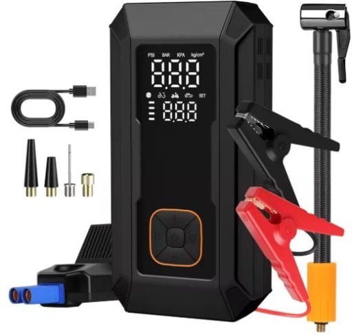 5-in-1 Car Jump Starter 1500A with 150PSI Air Compressor Deal