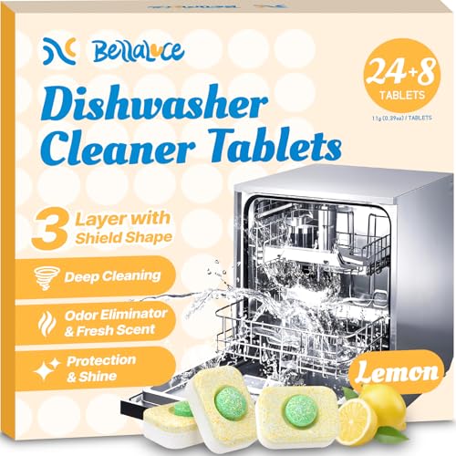 32-Pack Bellaluce Dishwasher or Washing Machine Cleaning Tablets Deal