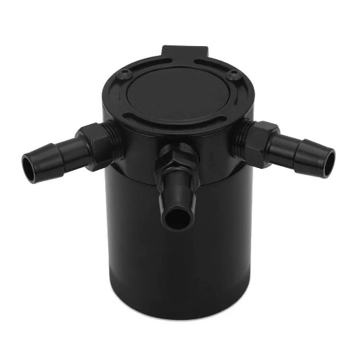 Universal Aluminum Racing Baffled 3-Port Oil Catch Can