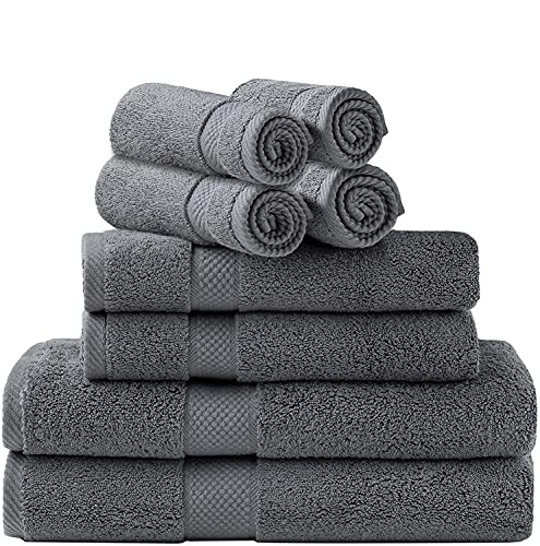 Simpli-Magic 8-Piece Towel Set, 2 Bath, 2 Hand, 4 Washcloths
