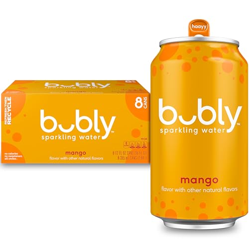 Bubly Sparkling Water, Mango, 12 Fl Oz Cans (8 Pack) Deal