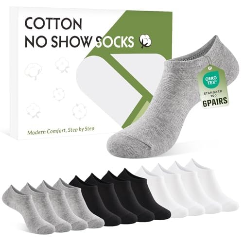 No Show Socks 6-Pack