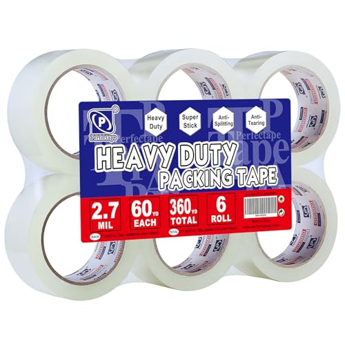 PERFECTAPE Heavy Duty Packing Tape 6-Rolls Deal