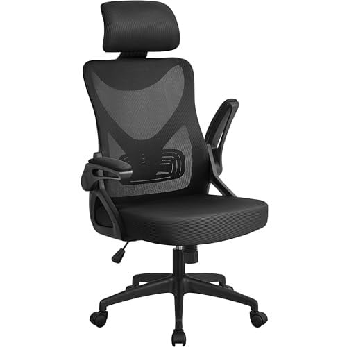 Yaheetech Ergonomic Office Chair, Black