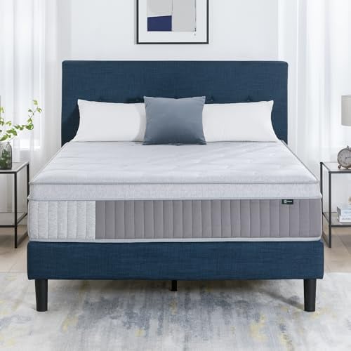 Zinus 13 Inch Cool Support Hybrid Mattress Medium Firm Feel Deal