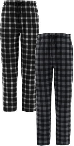 Fruit of the Loom  Plaid Fleece Pajama Pants - 2-Pack