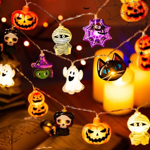 Halloween String Lights LED with Remote USB Powered Deal