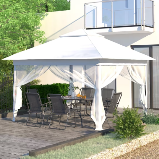 Ainfox Collapsible 11x11ft Backyard Gazebo w/ Zippered Mosquito Netting Deal