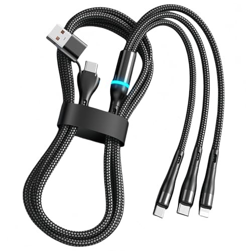 3-in-2 Multi Charging Cable 4FT