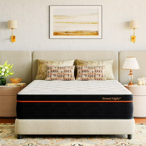 Sweetnight Twilighty 14" Cooling Gel Memory Foam Medium Firm Supportive Hybrid Mattress, Queen Deal