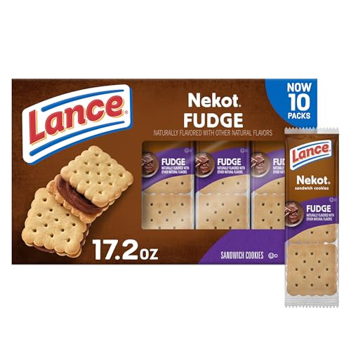Lance Sandwich Cookies (Nekot Fudge) 10-Pack 6-Count