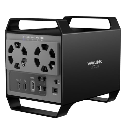 WAVLINK 4-Bay 10Gbps DAS Hard Drive Enclosure