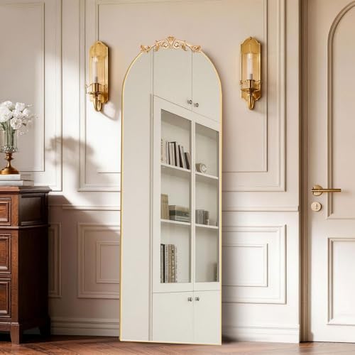MISSDAY Vintage Baroque Arched Full Length Mirror