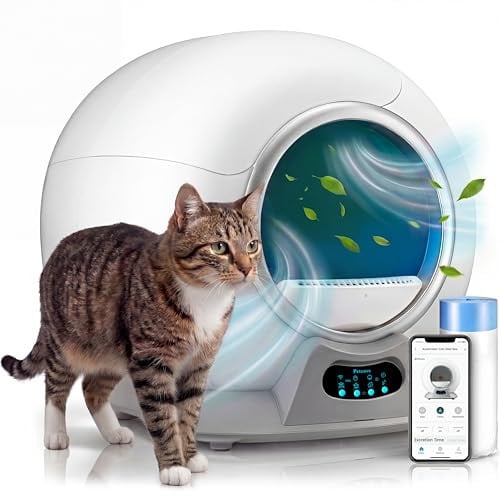 Petcove Automatic Self Cleaning Litter Box for Multiple Cats