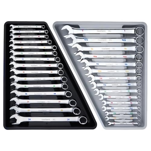 Toolant Max Grip 30pcs Professional Metric & SAE Combination Wrench Set Deal