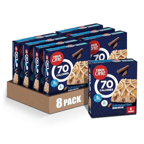 Fiber One 70 Calorie Soft-Baked Bars (Cinnamon Coffee Cake) 96-Count Deal