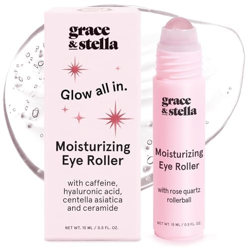 grace & stella Under Eye Brightener with Rose Quartz Rollerball Deal