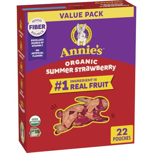 Annie's Organic Bunny Fruit Flavored Snacks Variety Pack, 22 Count