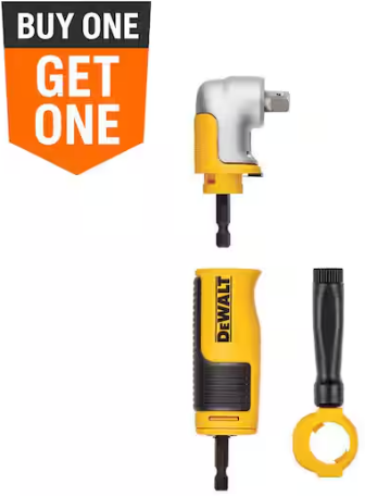 Dewalt Maxfit Modular 3/8" Right Angle Attachment + FREE 6-Piece DEWALT MAXFIT ULTRA 3/8" Socket Set Deal