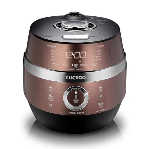 6-Cup CUCKOO High Pressure Rice Cooker (Copper, CRP-JHR0609F)