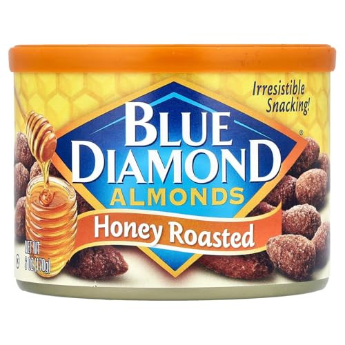 Blue Diamond Almonds Honey Roasted 6 Ounce