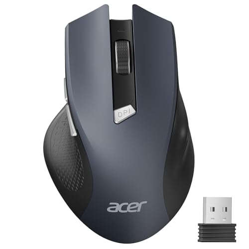 Acer Wireless Mouse for Laptop, 2.4GHz 3 Adjustable 1600 DPI Deal