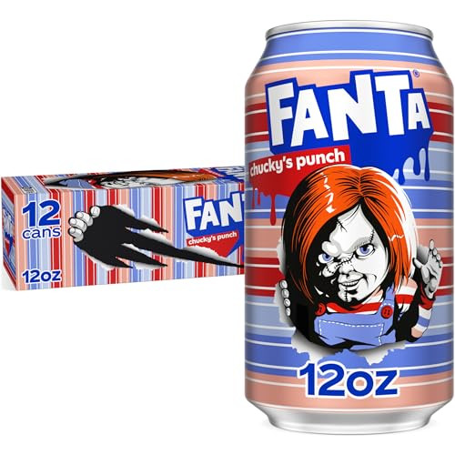 12 Pack of Fanta Chucky's Punch Halloween Edition, 12 fl. oz. Cans