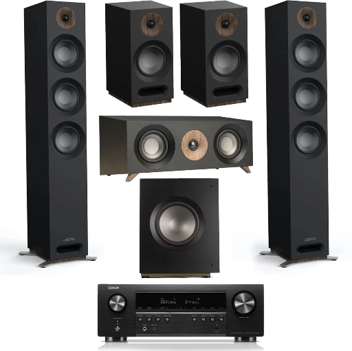 Jamo S 809 (pair) + Jamo S 801 (pair) + Jamo S 83 + Jamo S 810 Sub + AVR-S770H Receiver