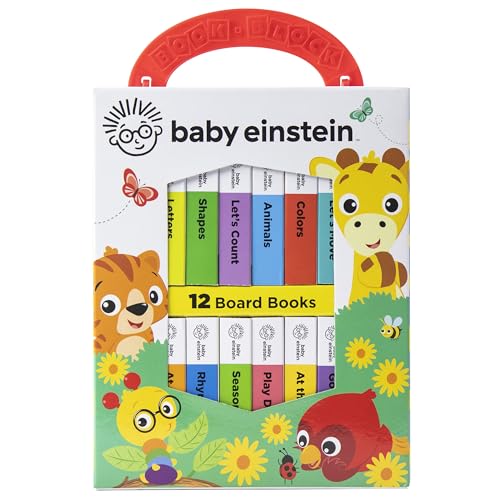 Baby Einstein My First Library Board Book Block 12-Book Set Deal