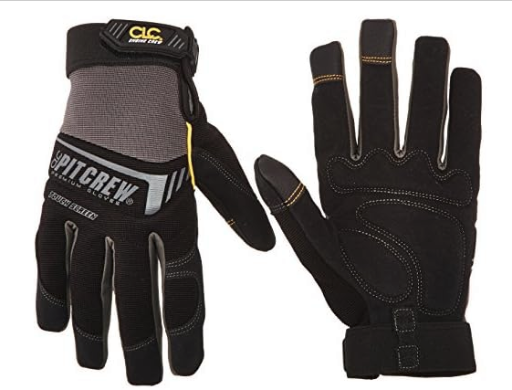 Custom Leathercraft Padded Mechanic Gloves 4-Pairs