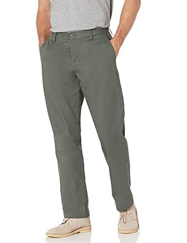 Amazon Essentials Classic-Fit Wrinkle-Resistant Flat-Front Chino Pant Deal