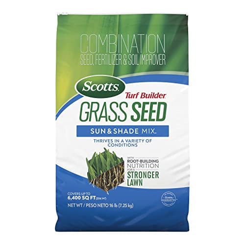 Scotts Turf Builder Grass Seed Sun & Shade Mix 16-Lb Deal