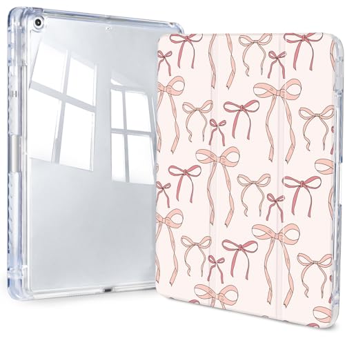 Jngnpn iPad Slim Trifold Clear Back Transparent Cover with Pencil Holder Deal