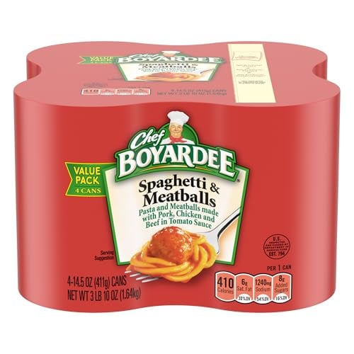 Chef Boyardee Spaghetti & Meatballs 4-Pack Deal