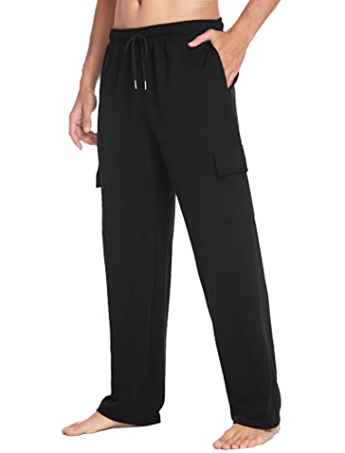 Men's Cargo Sweatpants with Pockets