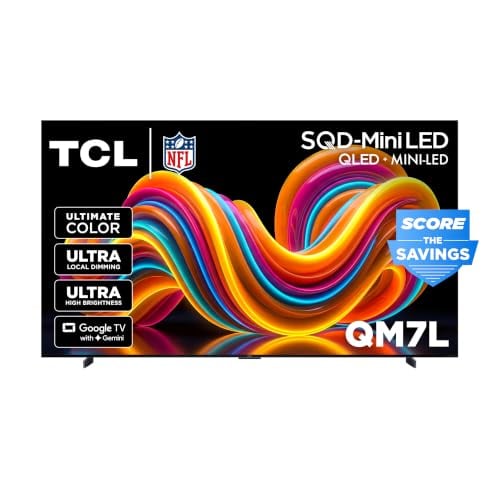 TCL 98 Inch 4K UHD SQD-Mini-LED QLED Smart TV 144Hz Deal
