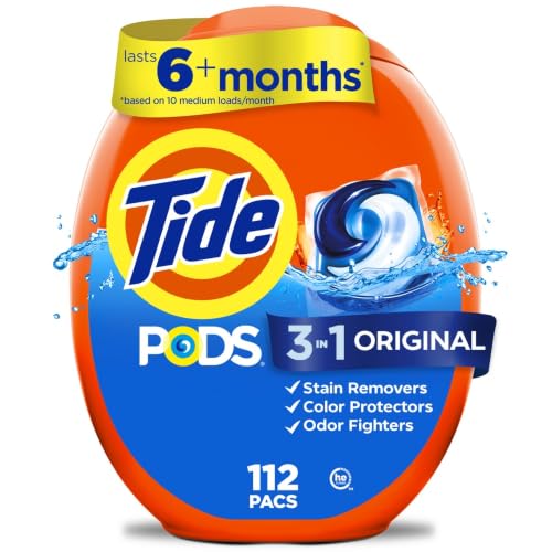 Tide PODS Original Laundry Detergent Pacs, 112 Count Each Deal