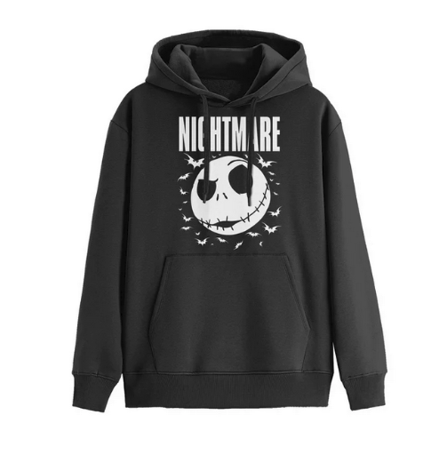 Nightmare Before Christmas Graphic Hooded Sweatshirt, Nightmare Rose