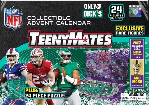 Party Animal TeenyMates Advent Calendar (NFL or WNBA) Deal