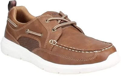 Chaps Men's Marino Lightweight Nautical Casual Shoes (Cognac)
