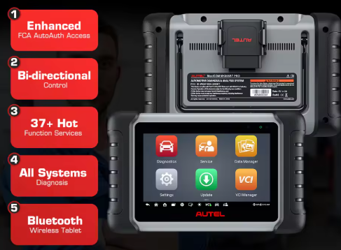 Autel MaxiCOM MK808BT Pro Automotive Diagnostic Scanner Bluetooth OBD2