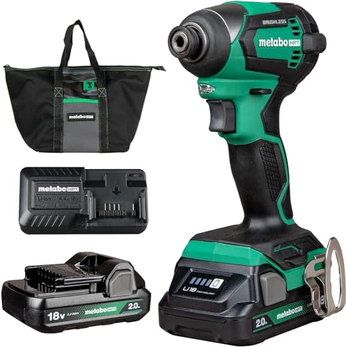 Metabo HPT 18V Cordless Brushless Impact Driver Kit with (2) 2.0Ah Batteries Deal