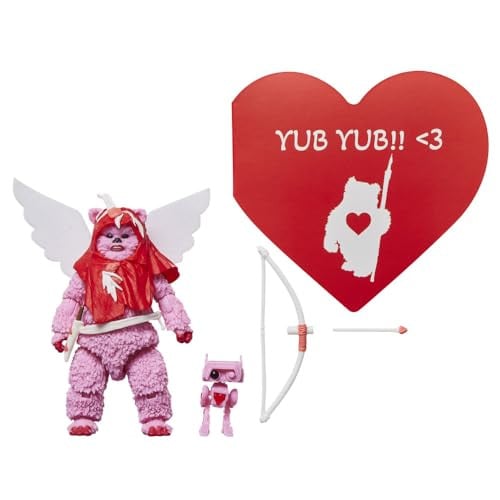 Star Wars The Black Series 6" Ewok Action Figure (Valentine's Day Edition) Deal