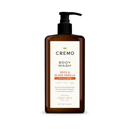 Cremo Body Wash for Men, Spice & Black Vanilla, 32 Fl Oz Deal