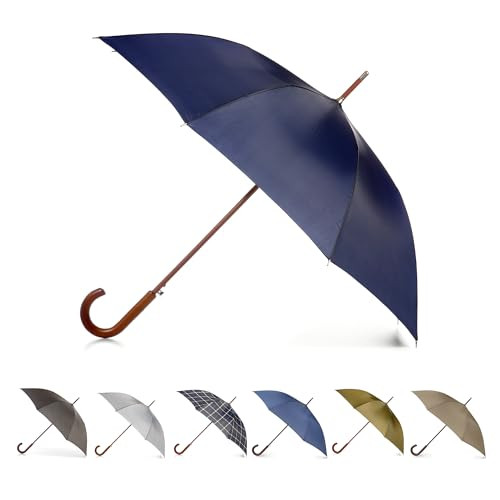 Timeless Wooden Stick Umbrella