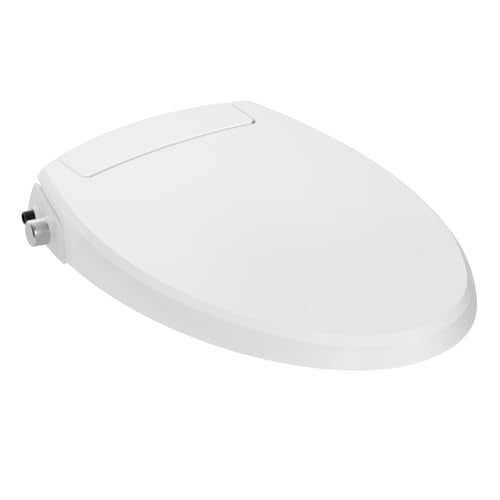Clirass Non-Electric Bidet Toilet Seat for Elongated Toilet