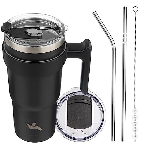 Konokyo 20 oz Tumbler with Handle and 2 Straw Deal