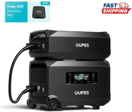 OUPES Guardian 6000 Portable Power Station + G5 Extra Battery (4608Wh) Deal